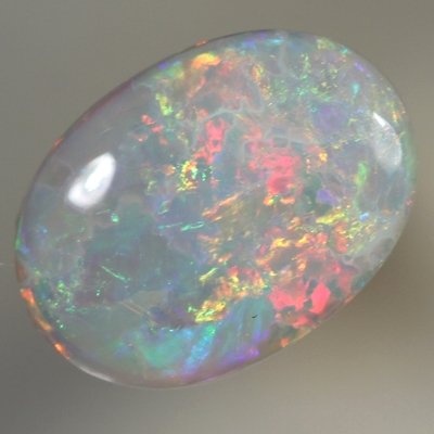 SOLID SEMI BLACK OPAL Bright broad rolling flash